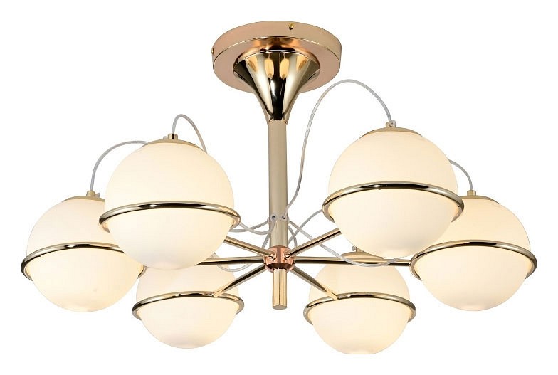 Люстра на штанге LUMINA DECO Tivoli LDC 8050-6 R.GD