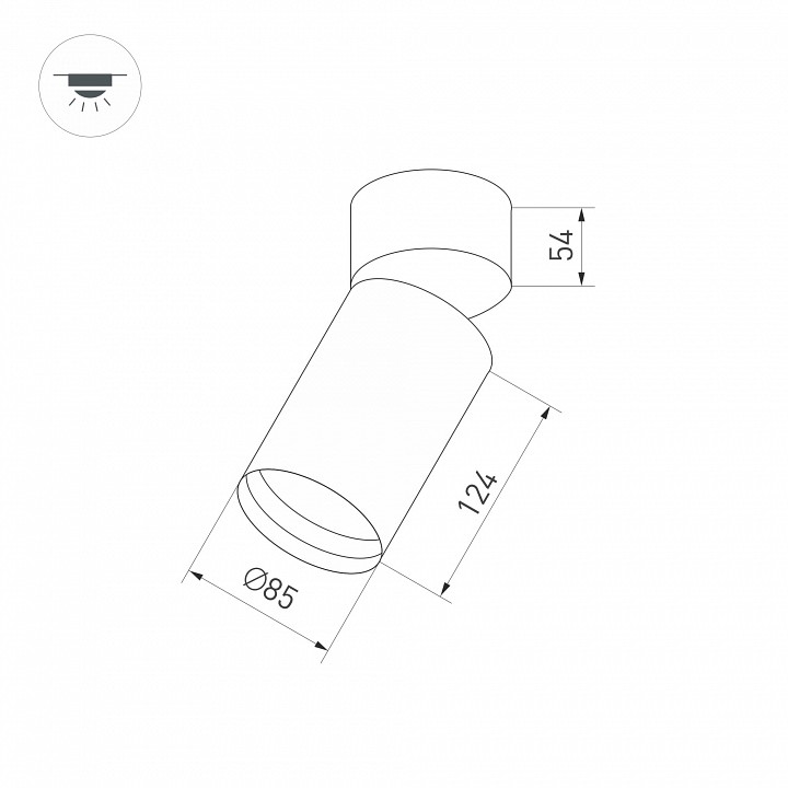 Накладной светильник Arlight POLO 024382(1)