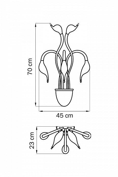 Бра Lightstar Cigno Collo 751657