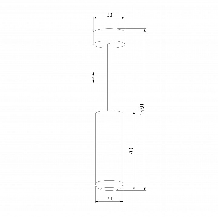 Подвесной светильник Elektrostandard Onde a064205