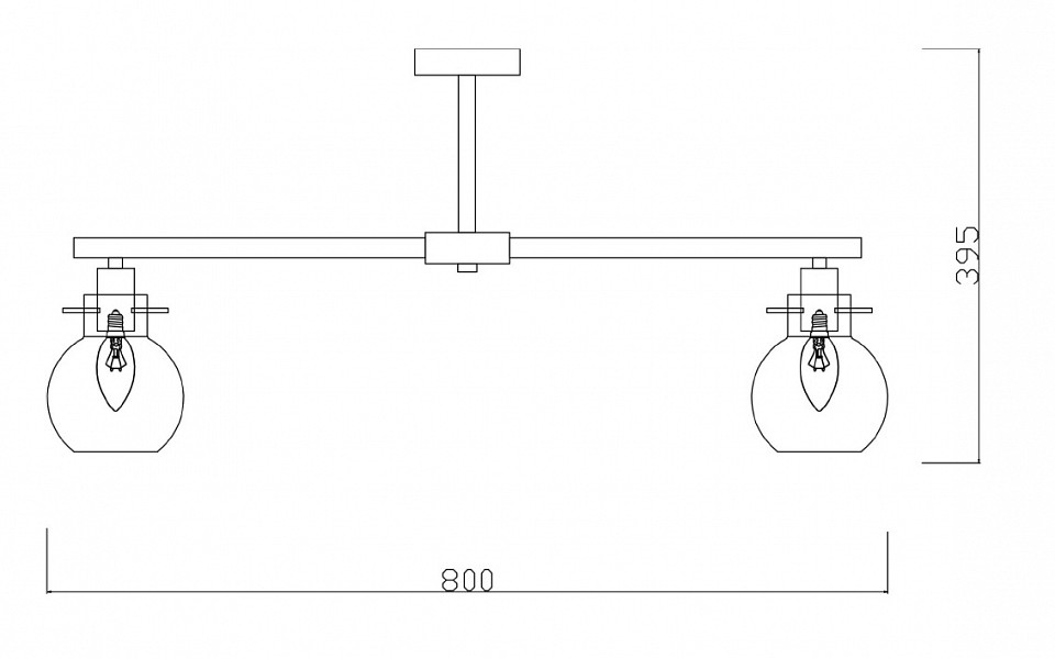 Люстра на штанге Freya Circle FR5183PL-08G