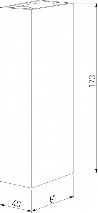 Накладной светильник Elektrostandard Blaze a057049