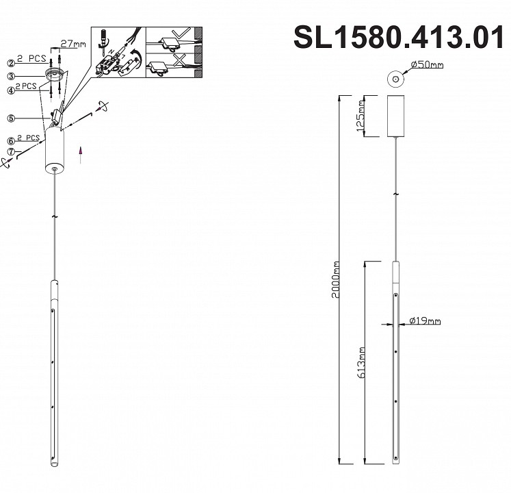 Подвесной светильник ST-Luce Ralio SL1580.413.01
