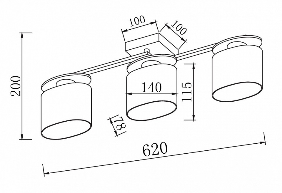 Потолочная люстра Freya Bice FR5101-CL-03-CN