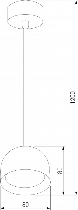 Подвесной светильник Elektrostandard Uno a065698