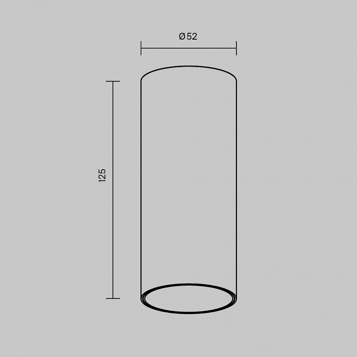 Накладной светильник Maytoni FOCUS LED C056CL-L12W3K-W-BS