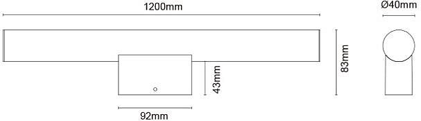 Подсветка для зеркала ST-Luce Curra SL1599.171.01