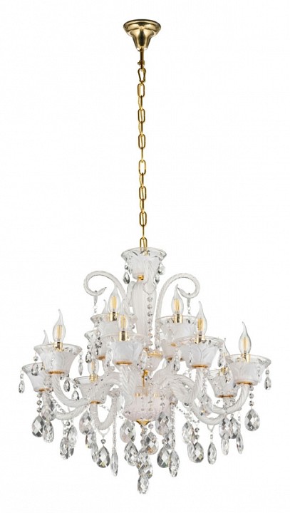 Подвесная люстра LUMINA DECO Eliza LDP 7028-8+4 WT