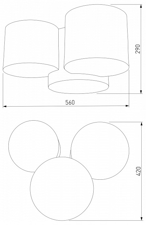 Потолочная люстра TK Lighting Mona 4183 Mona Colour