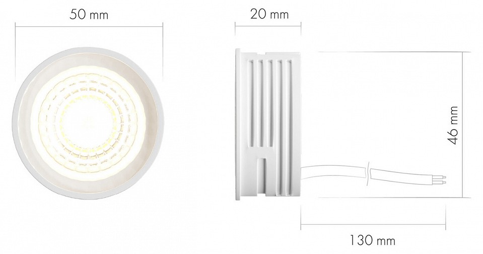 Модуль светодиодный Denkirs SLIM LED DK3000-7W