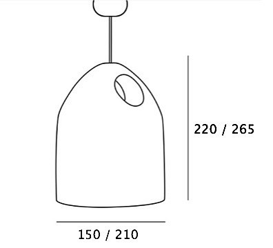 Подвесной светильник Imperiumloft Large Oak 40,156