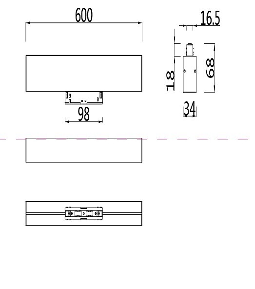 Накладной светильник Maytoni BASIS TR012-2-20W3K-B