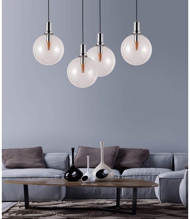Подвесной светильник LUMINA DECO Dorito LDP 1212-250 GY+CHR