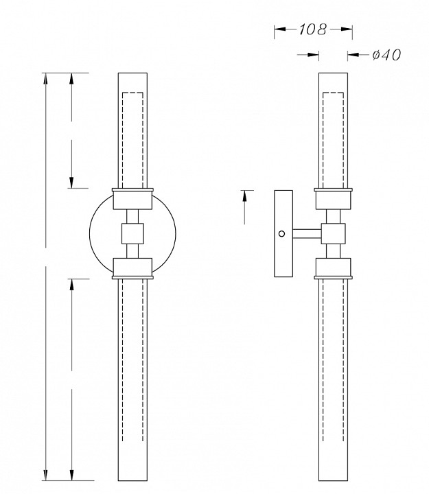 Бра Maytoni Stelo MOD116WL-L7B3K