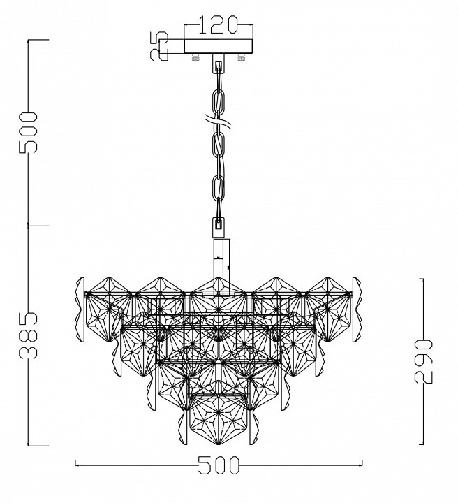 Подвесной светильник Freya Molly FR1004PL-09CH