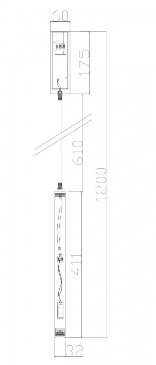 Подвесной светильник Freya Telescope FR5168PL-L3W