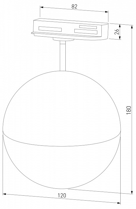 Светильник на штанге Elektrostandard Glob a053137