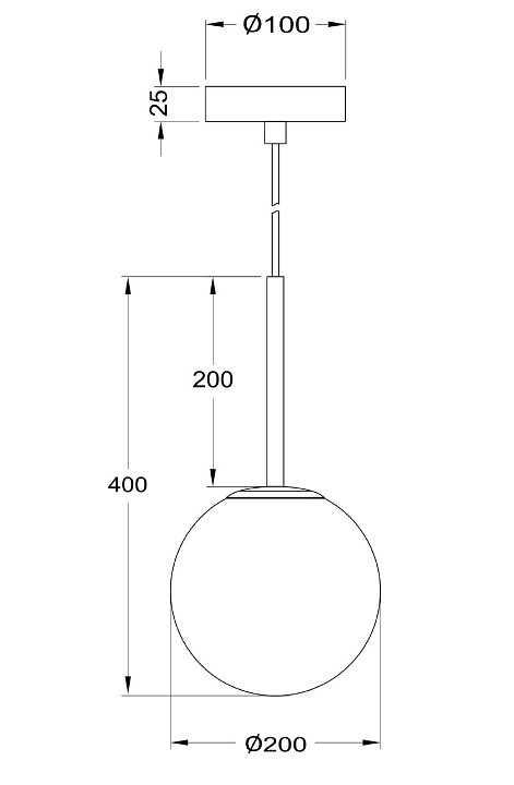 Подвесной светильник Maytoni Basic form MOD321PL-01G3