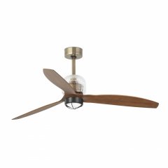 Потолочный вентилятор Deco Fan LED DC золотой/деревянный
