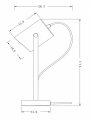 Настольная лампа декоративная Freya Elori FR4004TL-01WB