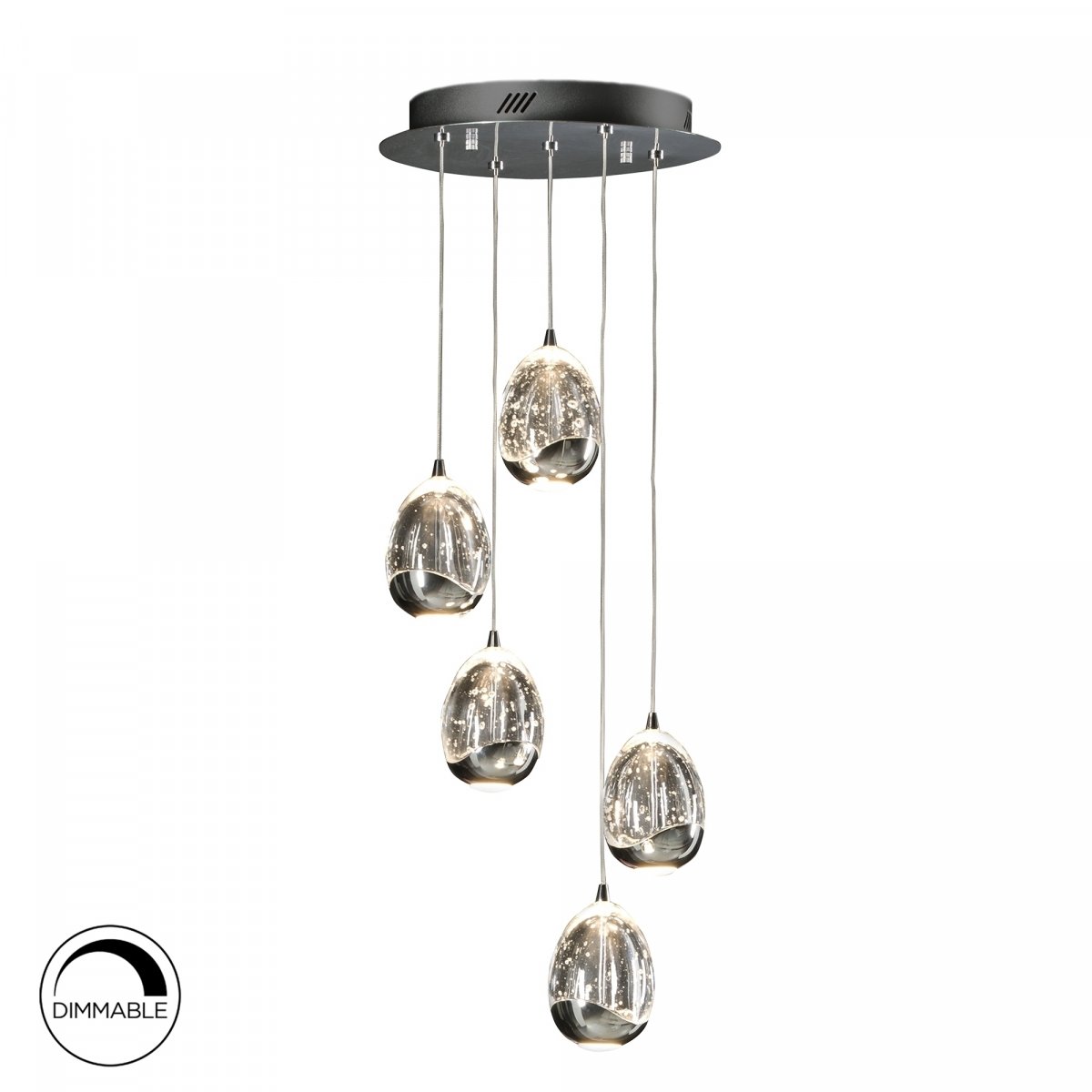 Подвесной светильник Rocio LED 5L Ø30 хром