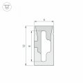 Короб накладной гибкий Arlight WPH 040825