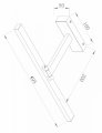 Подсветка для зеркала Maytoni Bris MIR008WL-L12W4K