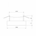 Встраиваемый светильник Elektrostandard Void a053348