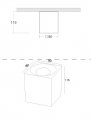 Накладной светильник Maytoni Slim C013CL-01W