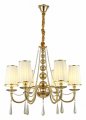 Подвесная люстра LUMINA DECO Fabione LDP 1200-6 F.GD