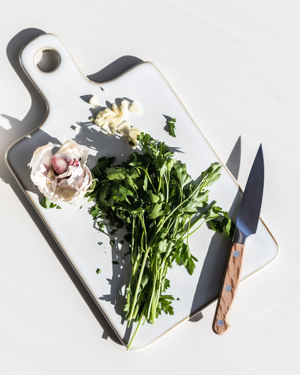 Portbou ceramic serving board in white