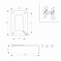 Наземный высокий светильник Arlight Tent 029978