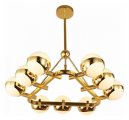 Люстра на штанге LUMINA DECO Optimus LDP 6038-9 GD
