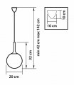 Подвесной светильник Lightstar Globo 813023