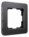 Рамка на 1 пост Werkel Platinum черный W0012608