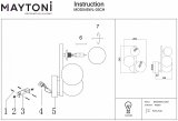 Бра Maytoni Dallas MOD545WL-03CH