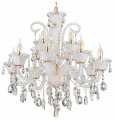 Подвесная люстра LUMINA DECO Eliza LDP 7028-8+4 WT