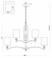 Подвесная люстра Freya Riverside FR1007PL-12BS