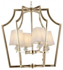 Подвесная люстра LUMINA DECO Montero LDP 1249-4 GD+WT