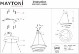 Подвесной светильник Maytoni Nola MOD100PL-L88BSK