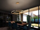 Подвесной светильник Elipse золотой большой DIM BLUETOOTH