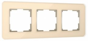 Рамка на 3 поста Werkel Elite (айвори, стекло) W0032443