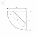 Профиль накладной угловой внутренний Arlight SL-KANT 44578