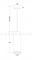 Подвесной светильник Maytoni Focus Design P038PL-01G