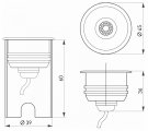 Встраиваемый светильник Arlight Aqua 28056