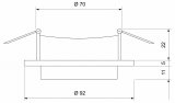 Встраиваемый светильник Elektrostandard 116 MR16 a055670