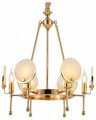 Подвесная люстра LUMINA DECO Montego LDP 8010-6 F.GD