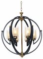 Подвесная люстра LUMINA DECO Bergen LDP 1232-6 BK+MD