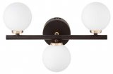 Бра LUMINA DECO Marsiada LDW 6033-3 BK+F.GD