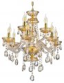 Подвесная люстра LUMINA DECO Eliza LDP 7025-6+3 GD